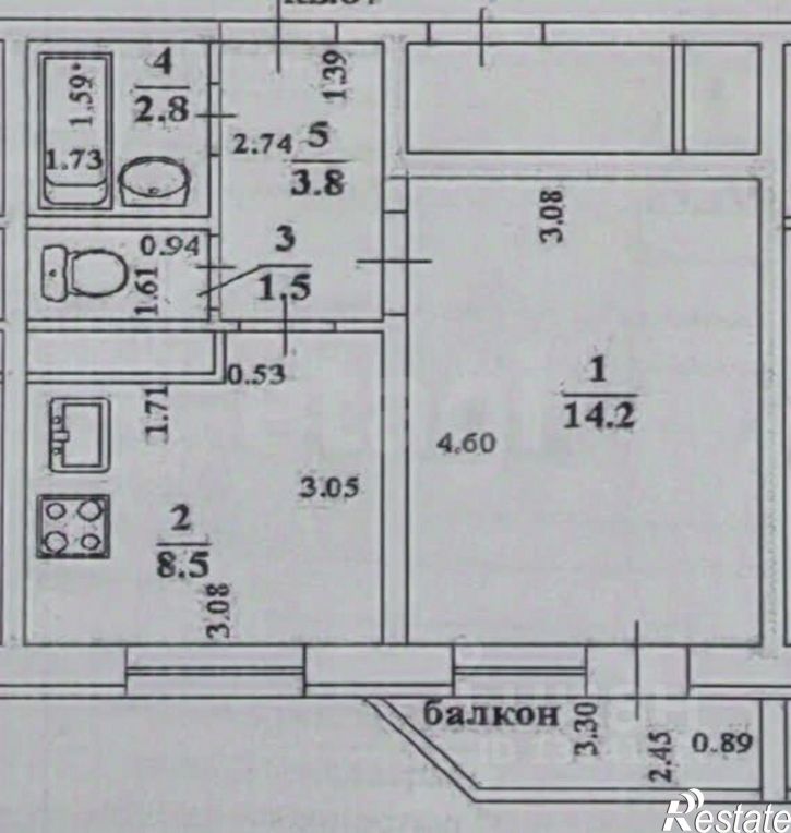 1-комн квартира улица Автомобилистов, 7А,  д. 7А
