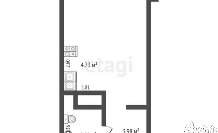 1-комн квартира Оренбургская улица, 11,  д. 11