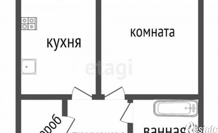 1-комн квартира ул Октябрьская, 38,  д. 38