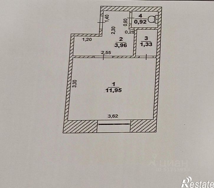 1-комн квартира ул Варейкиса, 15А,  д. 15А