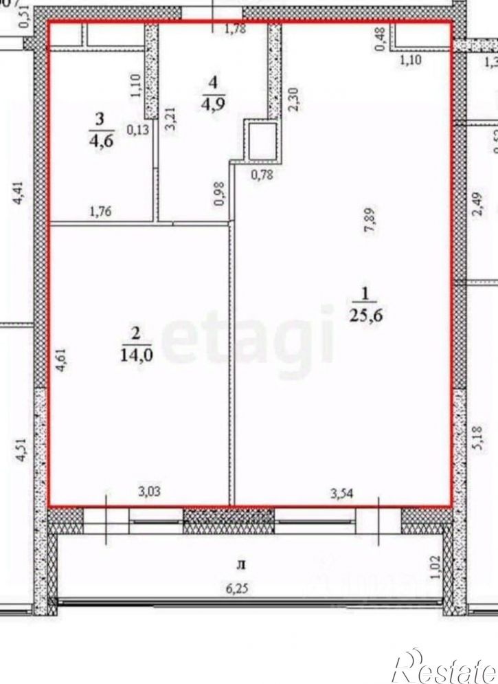 2-комн квартира Оренбургская улица, 11,  д. 11