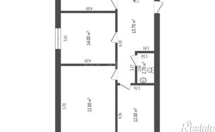 3-комн квартира ул Рылеева, 11,  д. 11