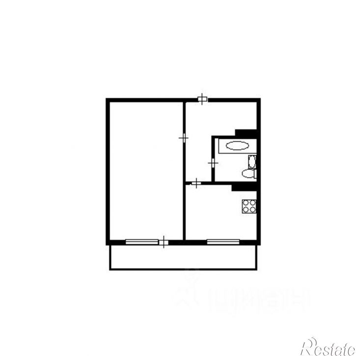 1-комн квартира Кузоватовская улица, 40Б,  д. 40Б