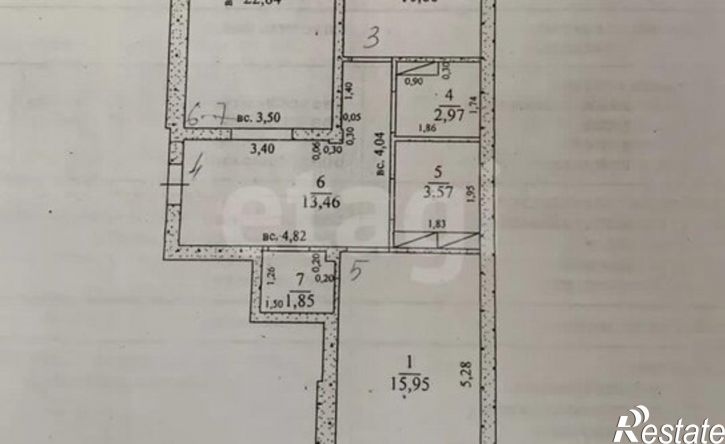 2-комн квартира ул Радищева, 5,  д. 5