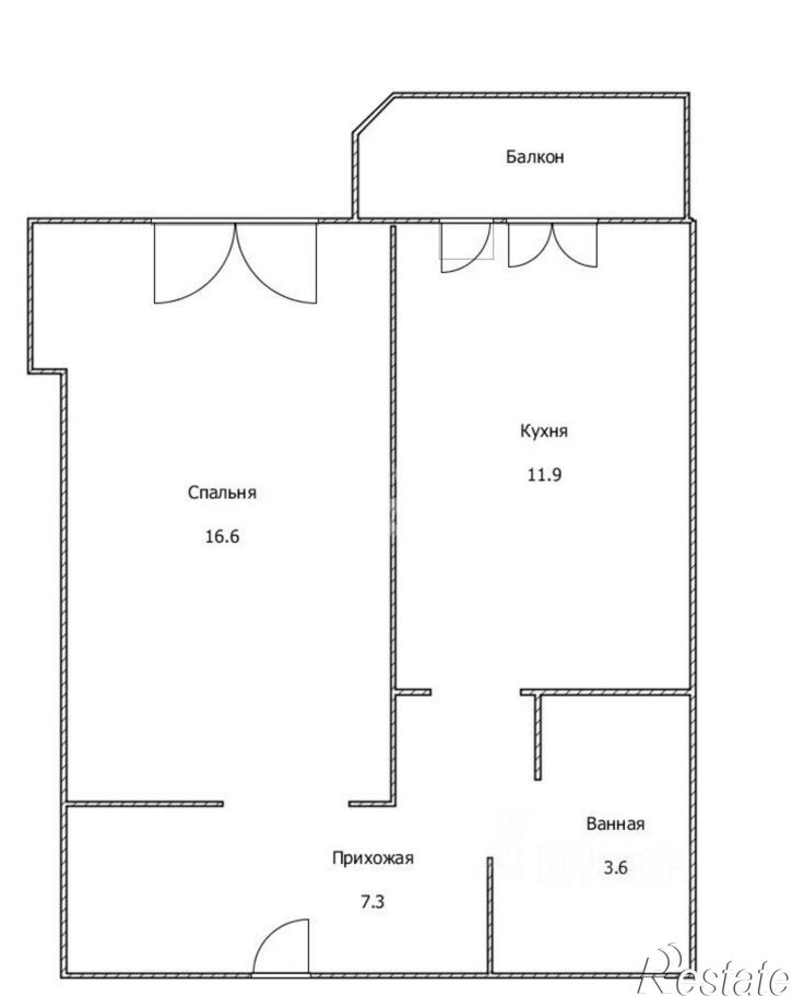 1-комн квартира пр-кт Хо Ши Мина, 32 3,  д. 32 3,  к. 3