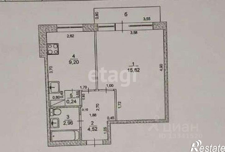 1-комн квартира ул Ипподромная, 23,  д. 23