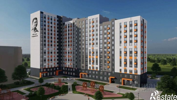 1-комн квартира в новом доме Заводской проезд, 29А