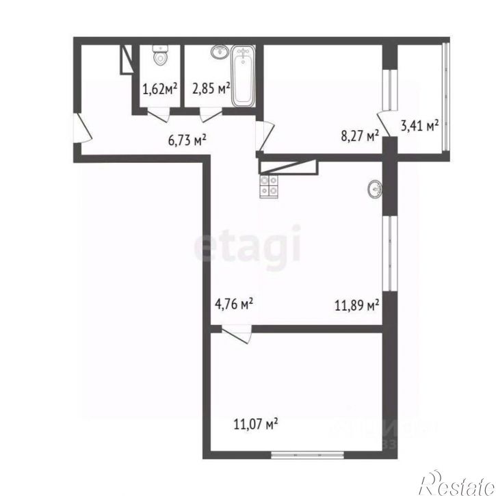 2-комн квартира Стартовый пр-д, 3,  д. 3