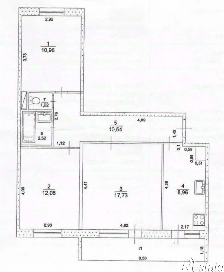 3-комн квартира пр-кт Ленинского Комсомола, 11,  д. 11