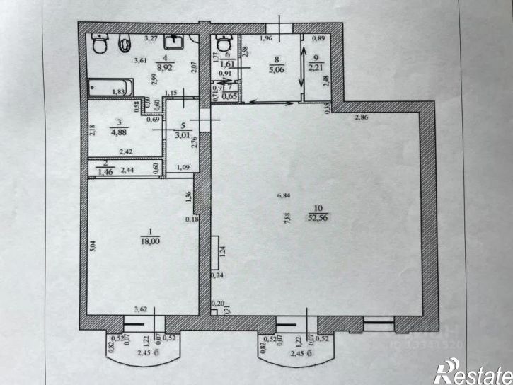2-комн квартира б-р Пластова, 7,  д. 7