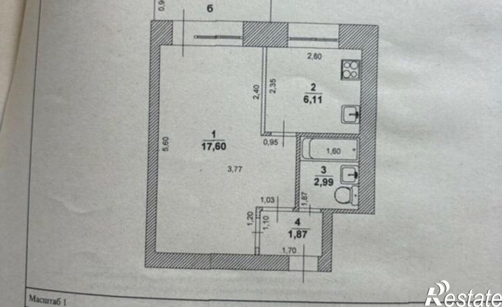 1-комн квартира Московское шоссе, 65,  д. 65