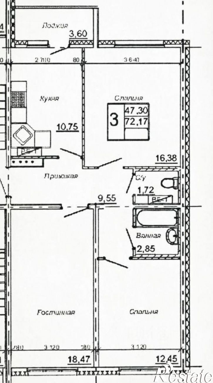 3-комн квартира б-р Лановского, 4,  д. 4