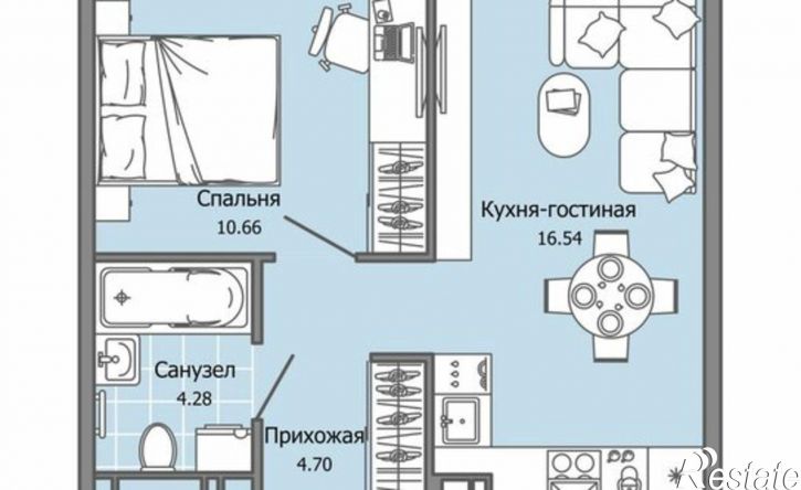 1-комн квартира ул Героя Российской Федерации Колпакова А.В., 7,  д. 7