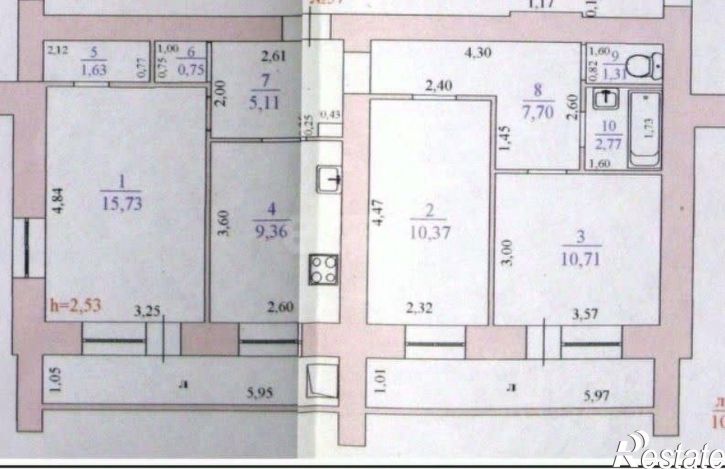 3-комн квартира ул Кузоватовская, 36А,  д. 36А