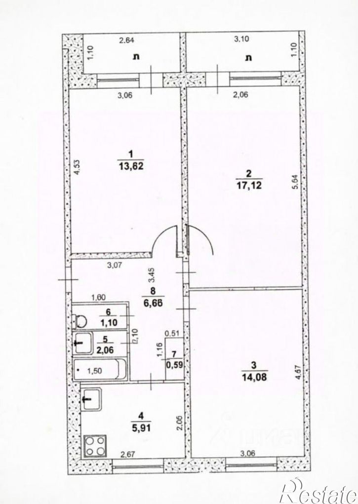 3-комн квартира ул Робеспьера, 128,  д. 128