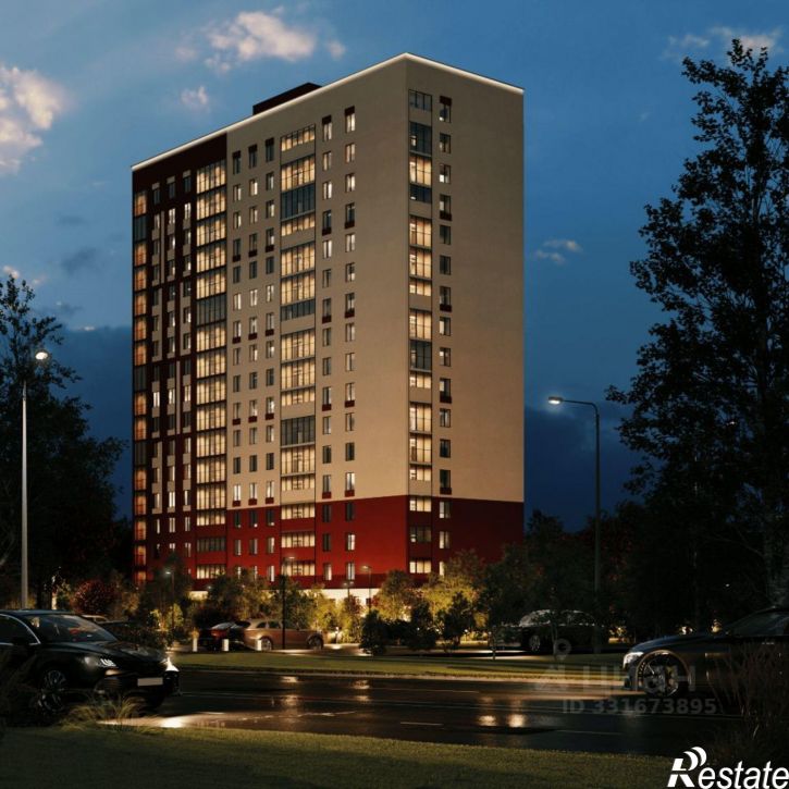 1-комн квартира в новом доме пр-кт Нариманова, 75Б,  д. 75Б