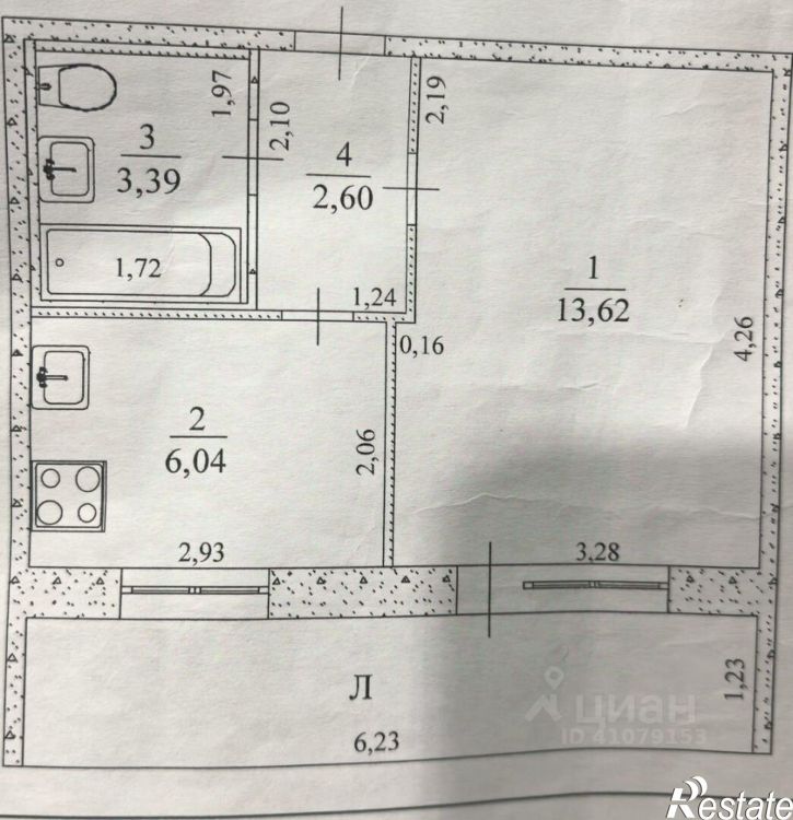 2-комн квартира ул Академика Павлова, 1,  д. 1
