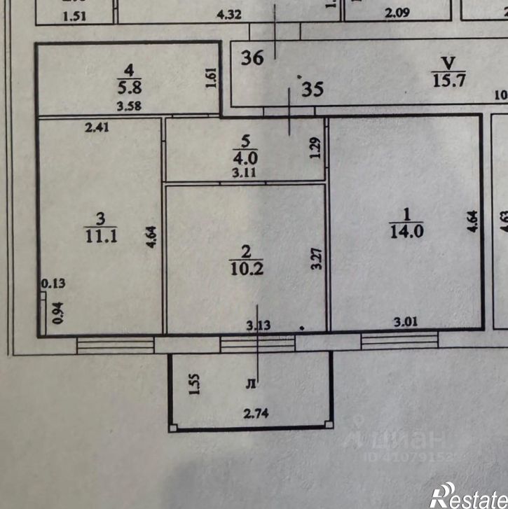 2-комн квартира ул Генерала Кашубы, 1,  д. 1