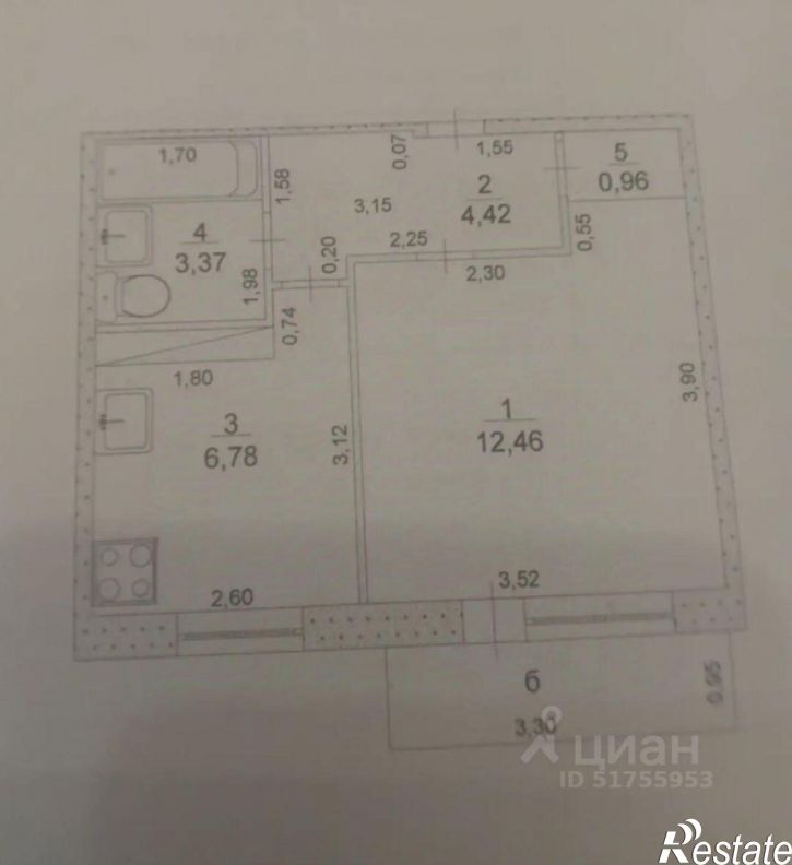 1-комн квартира ул Карсунская, 3,  д. 3