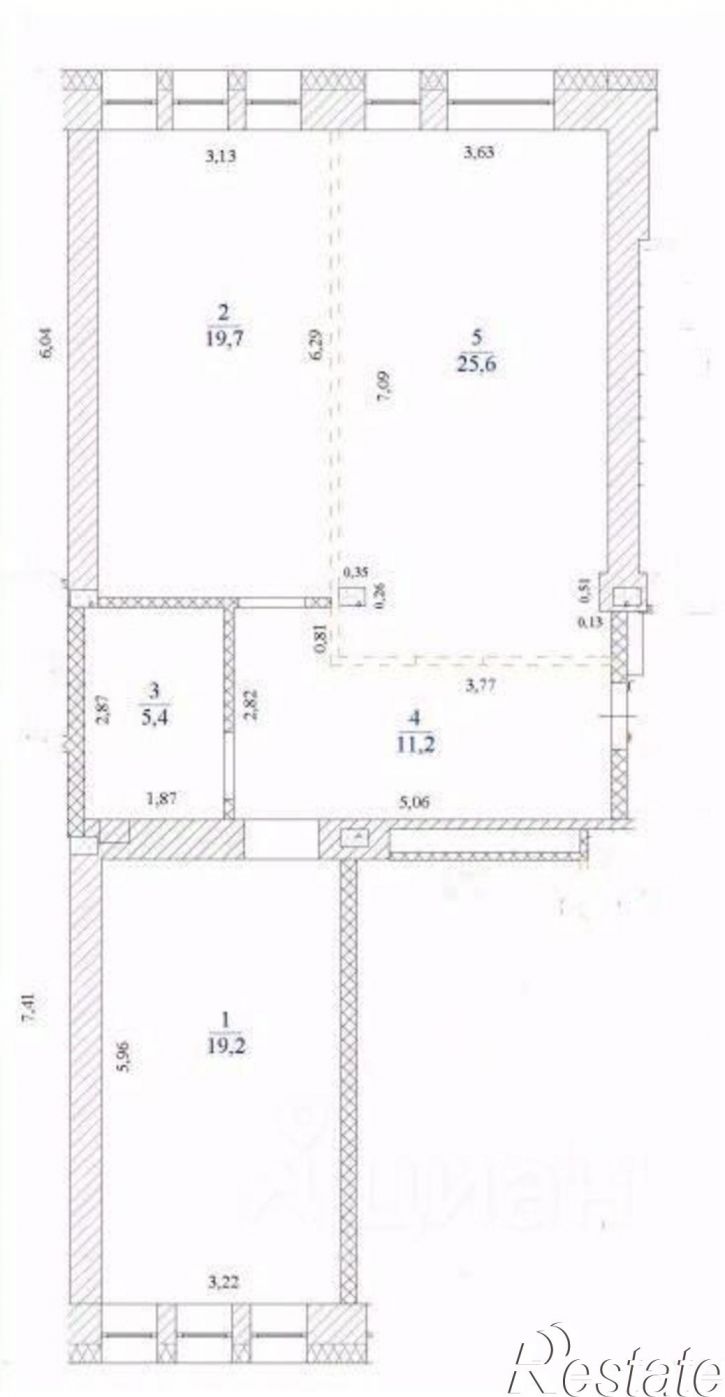 2-комн квартира ул Ульяны Громовой, 5,  д. 5