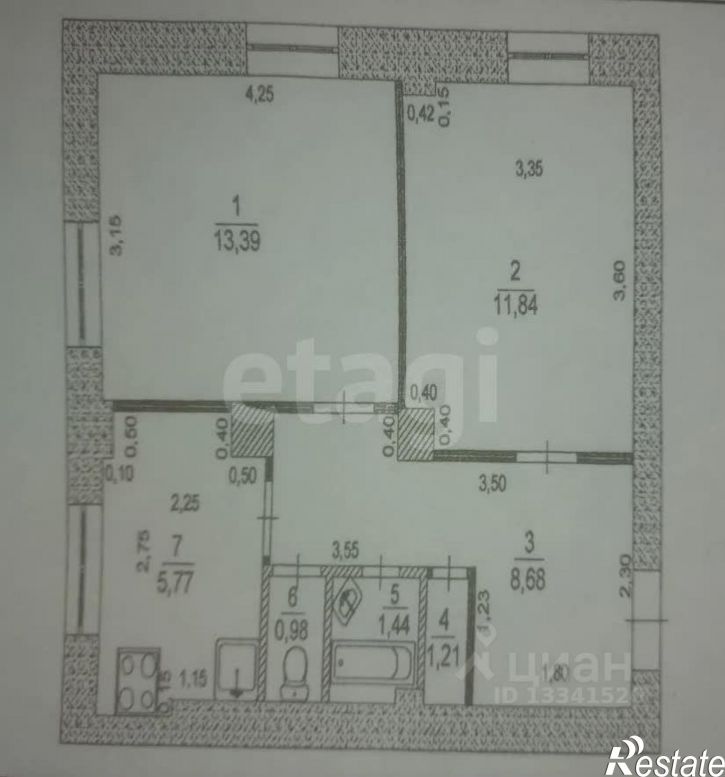2-комн квартира ул Можайского, 13,  д. 13