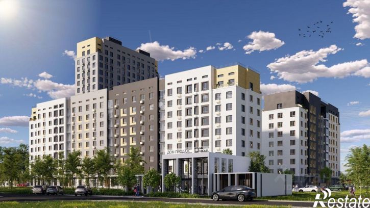 2-комн квартира в новом доме пр-кт Ленинского Комсомола, 50А,  д. 50А