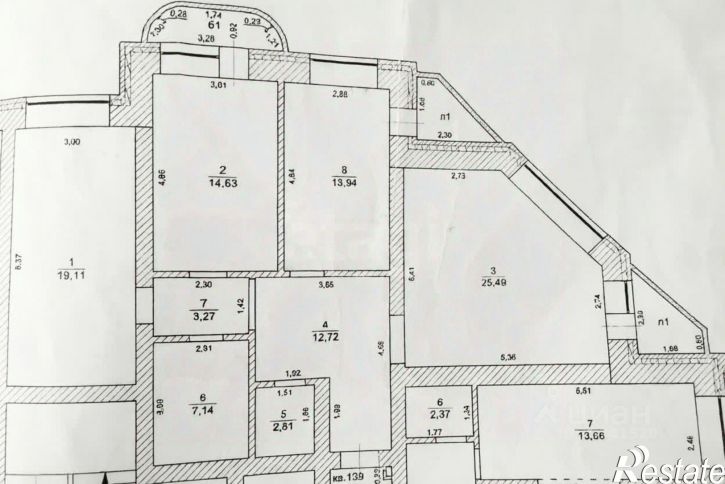 3-комн квартира пер Мира 2-й, 26,  д. 26