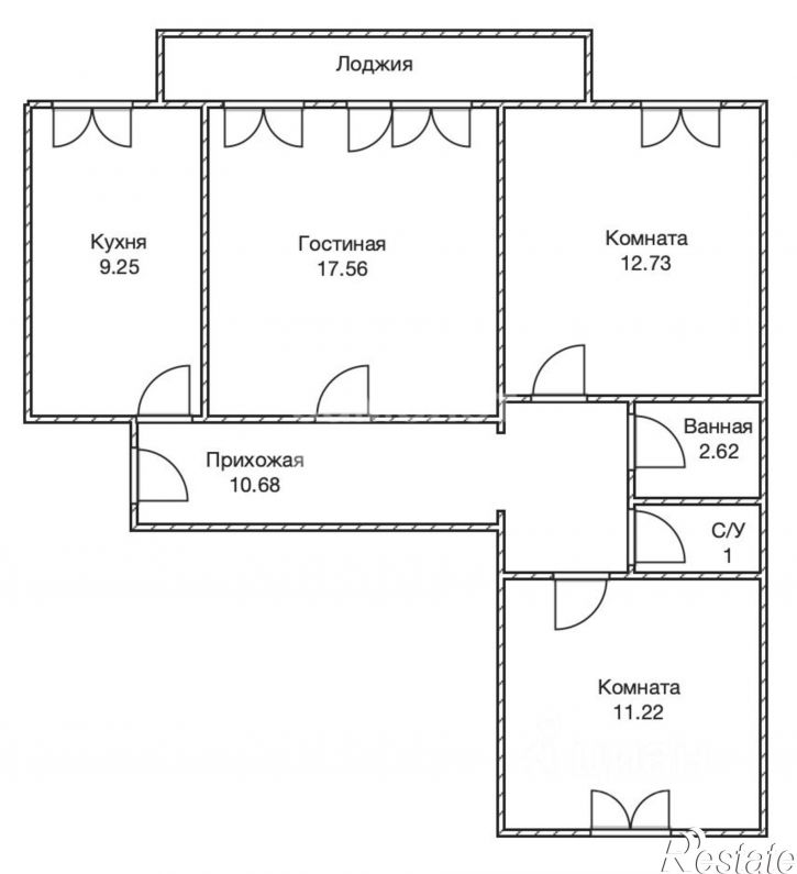 3-комн квартира ул Самарская, 14,  д. 14
