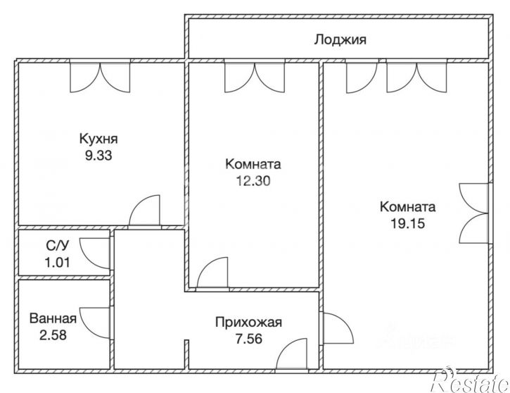 2-комн квартира ул Камышинская, 15,  д. 15