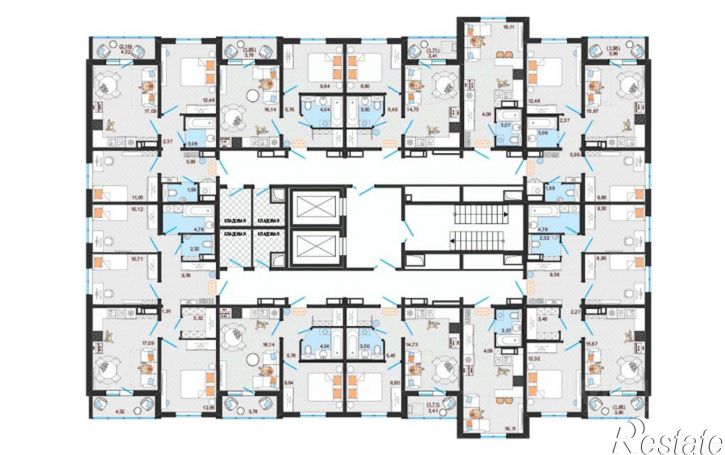 3-комн квартира в новом доме проспект Академика Филатова