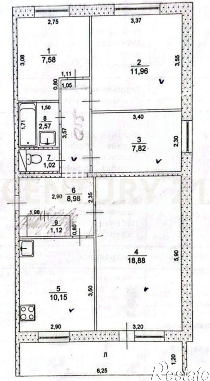 4-комн квартира ул Ефремова, 141,  д. 141