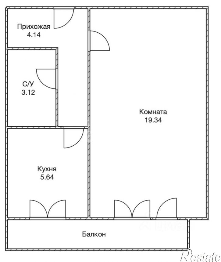 1-комн квартира ул Тельмана, 12,  д. 12