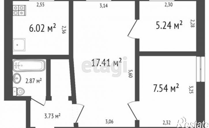 3-комн квартира проезд Менделеева, 6,  д. 6