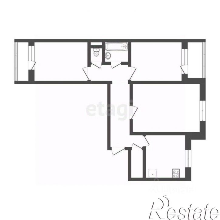 3-комн квартира бульвар Архитекторов, 9,  д. 9