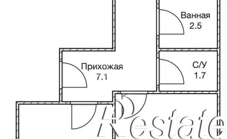 2-комн квартира Камышинская улица, 70,  д. 70