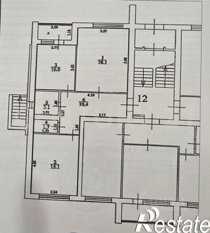 2-комн квартира улица Генерала Мельникова, 2,  д. 2