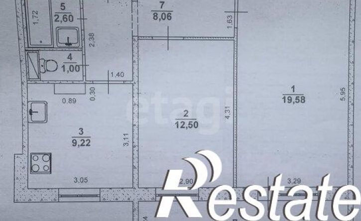 2-комн квартира проспект Туполева, 20,  д. 20