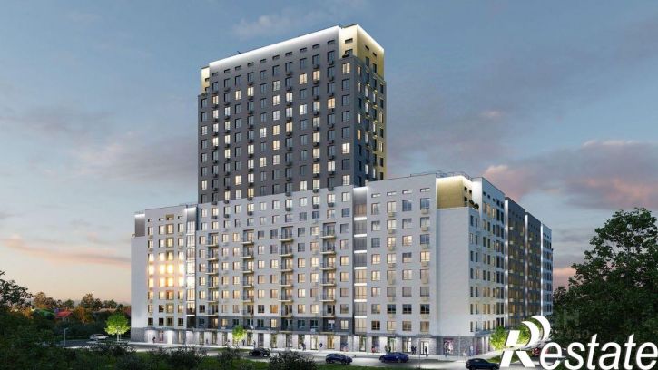 3-комн квартира в новом доме 5-й Янтарный переулок, 13А,  д. 13А