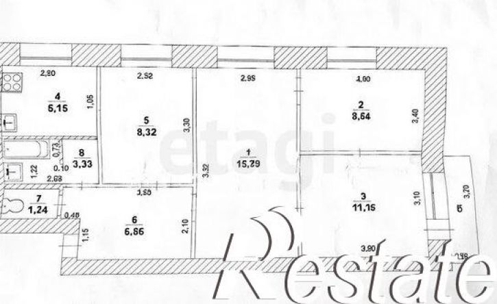 3-комн квартира улица Рябикова, 88,  д. 88