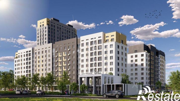 3-комн квартира в новом доме 5-й Янтарный переулок, 13А,  д. 13А