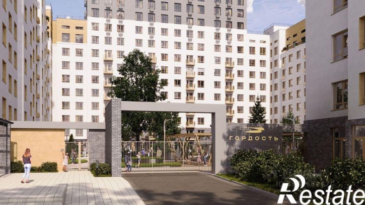 3-комн квартира в новом доме 5-й Янтарный переулок, 13А,  д. 13А