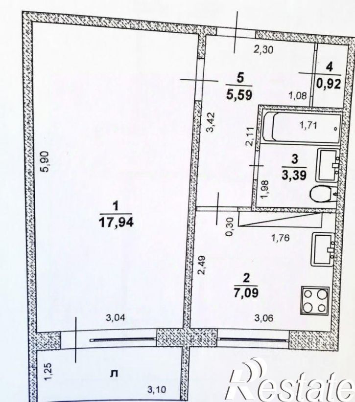 1-комн квартира улица Карбышева, 21,  д. 21