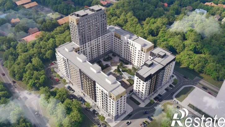 2-комн квартира в новом доме 5-й Янтарный переулок, 13А,  д. 13А