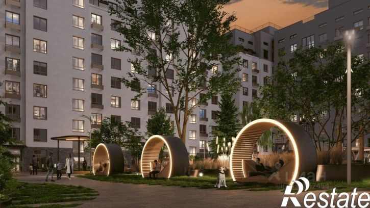 2-комн квартира в новом доме 5-й Янтарный переулок, 13А,  д. 13А