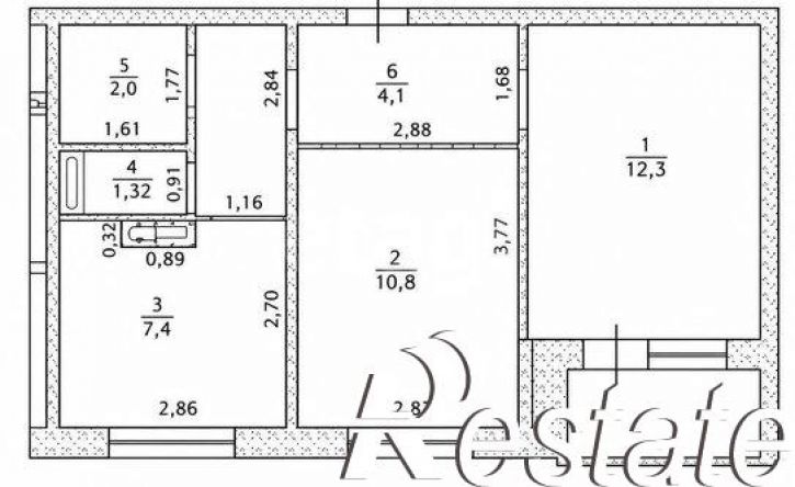 2-комн квартира бульвар Архитекторов, 17,  д. 17