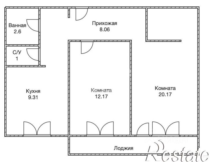 2-комн квартира проспект Туполева, 24,  д. 24