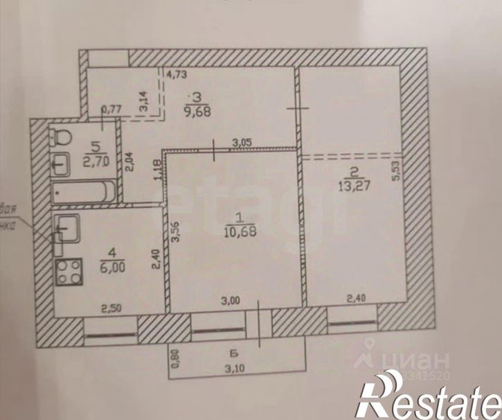 2-комн квартира улица Радищева, 173,  д. 173
