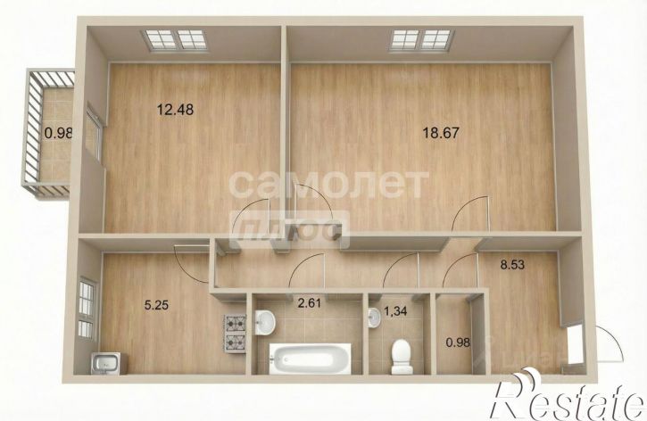 2-комн квартира Московское шоссе, 27,  д. 27