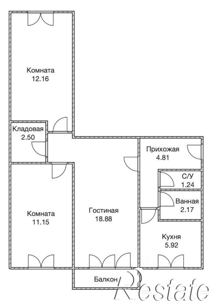 3-комн квартира улица Аблукова, 11,  д. 11
