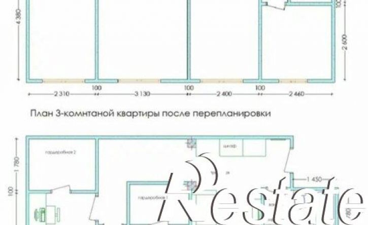 3-комн квартира проспект 50-летия ВЛКСМ, 24,  д. 24
